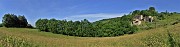 09 La verde ampia radura prativa del Crosnello (1094 m)